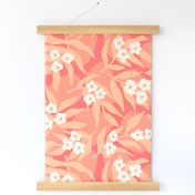 Peach Fuzz Modern Whimsy Florals