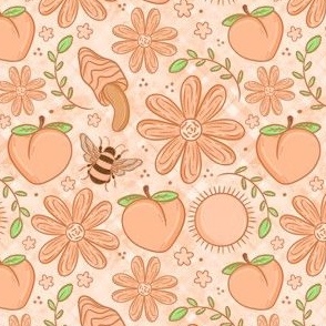 Peach Fuzz in Nature