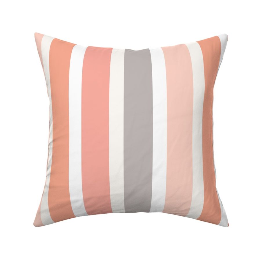 Indian Summer Candy stripe - peachy