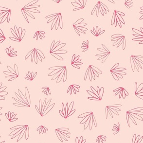 L-WHEN THE WIND BLOWS_6B-floral-abstract-baby pink-pale pink-red-cute-scattered-petals-simple