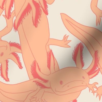 Axolotl Undirectional Large Print