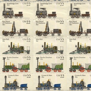  train stamps large scale