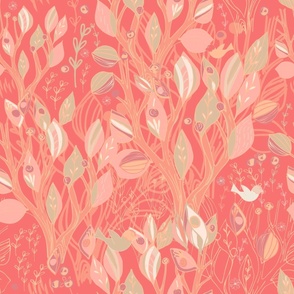 Whimsical Welcoming Walls - Peach Fuzz Palette.