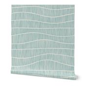 striped waves landscape - stripes - aqua