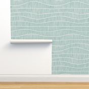 striped waves landscape - stripes - aqua