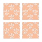 (L) daffodil lineart pantone peach fuzz Large scale