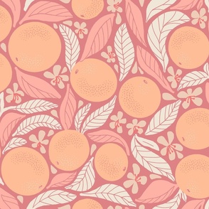 Pantone peach fruit family