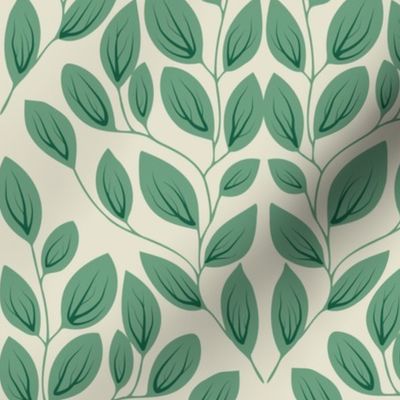 Leafy wallpaper