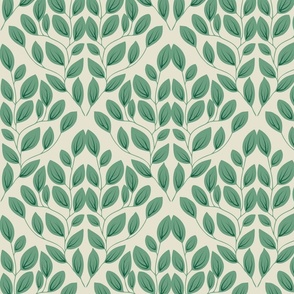 Leafy wallpaper