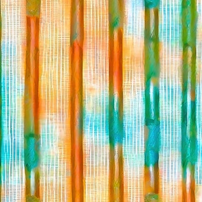 watercolor stripes of bamboo