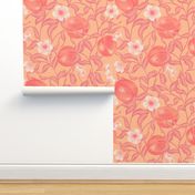 Peach Fuzz Pantone Peach Plethora Palette - Large Scale Full Drop