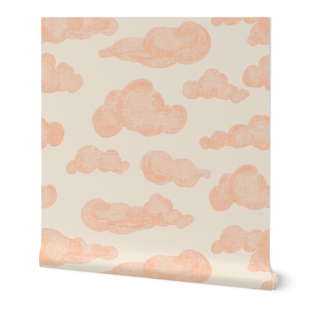 peach fuzz clouds
