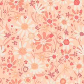 Peachy Bouquet - Medium