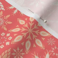 Peachy Fuzz Snowflake - Pantone Color of the Year 2024