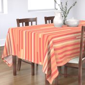 color of 2024 - peachy lines / stripes in shades of coral, salmon and peach fuzz - large scale