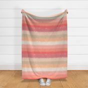 PEACH-FUZZ-Ombre Thick Stripes Horizontal