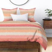 PEACH-FUZZ-Ombre Thick Stripes Horizontal