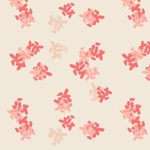 peachy summer coordinate pattern - peach purée background