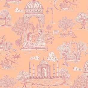 Agra Toile/Large in Pantone Plethora