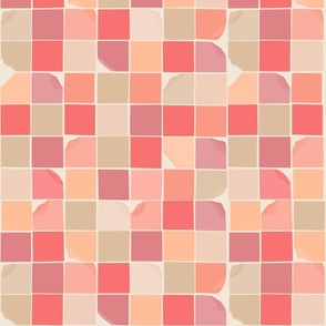 Crazy Peach Fuzz squares