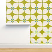   Square Chartreuse Mod Darling