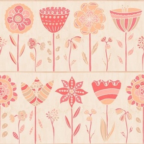 Peach Scandi Garden