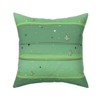 Sleepy Stars - Cool Green - Medium Small