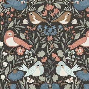 Welcoming Birds and Florals