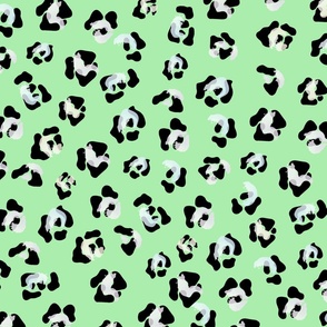 Green cheetah leopard pattern. Use the design for cats bedding, lingerie, swimsuit or fabric for pets.