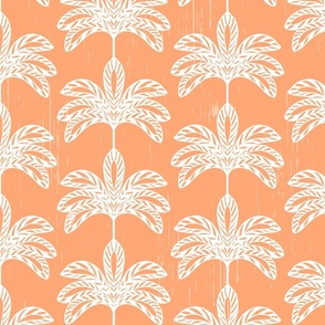 Jaipur Palms in Orange by Jac Slade