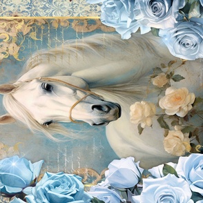 54x36 floral horse blanket