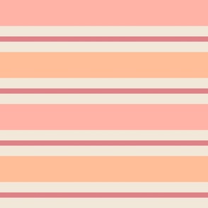 Bold-uneven-horizontal-fuzz-peach-and-pristine-white-stripes-peach-blossom-XL-jumbo