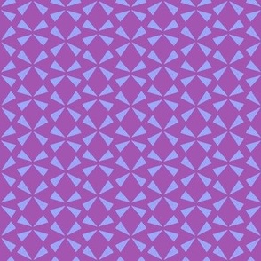 Mini Geo 1 purple peri MEDIUM 2x2 inch