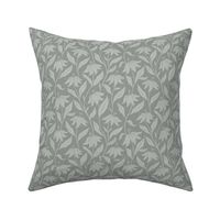 Climbing Lilies - textured sage green - small