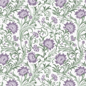 Walthamstow Floral Green and Lavender