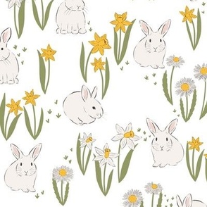 Easter Bunny - White