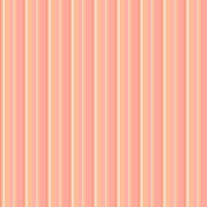 Peach Fuzz pink stripe