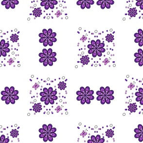 Purple Flowers 33-2 