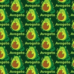 Avogato Adventure: The Purr-fect Avocado-Cat Fusion Small