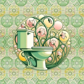 Ming Green Toilet Joy