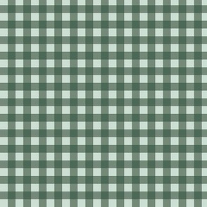 Gingham French Provincial Green