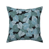 Kalo Bounty in Blues, Welcoming Walls Spoonflower Challenge