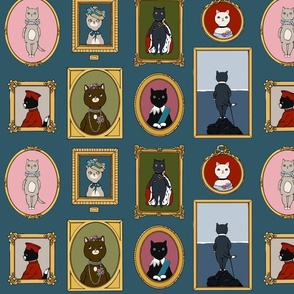 Cat Portraits Wall
