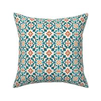 Modern Moroccan Style Marrakesh Vibes Abstract Geometric Premium Art Colorful Pattern Design #93