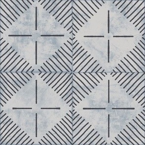 Daffney Geometric Lines Storm Gray