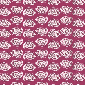 Block print roses