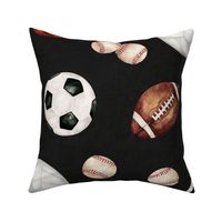 All Star Sports Toss on Textured Black 24 inch