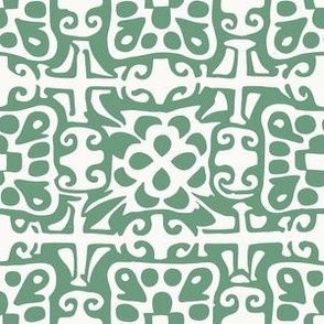 Caribbean Tile Cottage Green 6