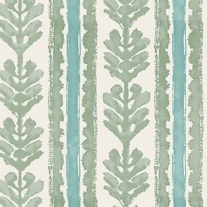 Rowan Stripe Sage and Aqua 6