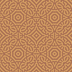 Terracota Bohemian Geometric Tiles